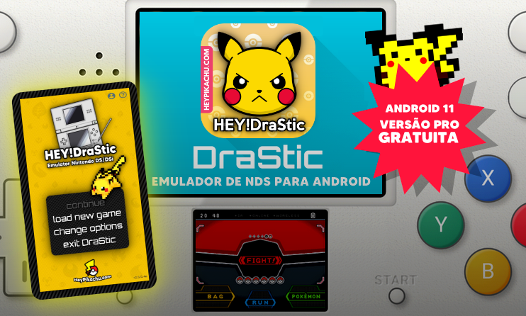 ◓ Emulador Celular: NDS DraStic PRO APK 2023 • HEY!DraStic (Android 9, 10,  11+) • [v2.6.0.4]
